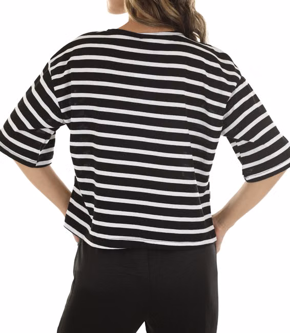 Blusa Canelada Bege Manga Longa